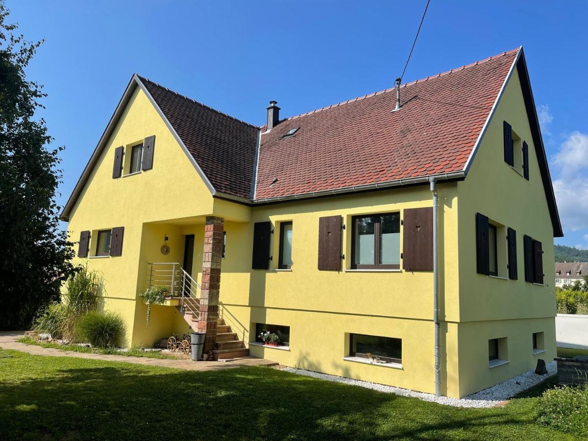 Alsacebnb - Gîte 12 personnes dans le vignoble - Piscine privée chauffée&Spa Ammerschwihr Exterior foto