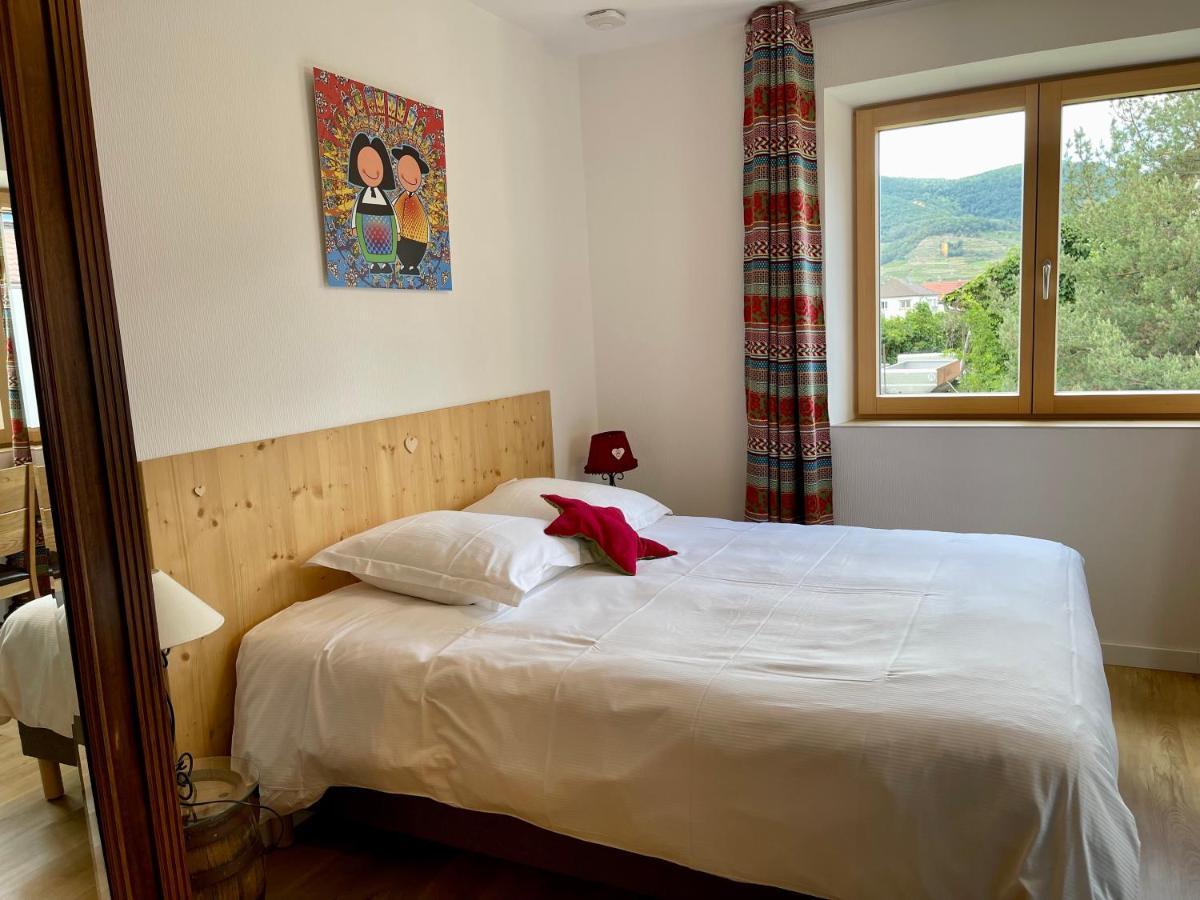 Alsacebnb - Gîte 12 personnes dans le vignoble - Piscine privée chauffée&Spa Ammerschwihr Exterior foto
