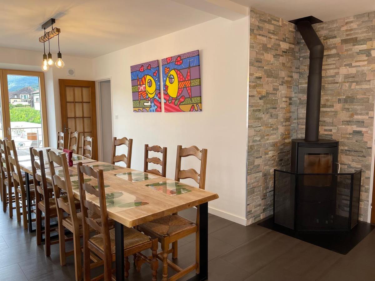 Alsacebnb - Gîte 12 personnes dans le vignoble - Piscine privée chauffée&Spa Ammerschwihr Exterior foto