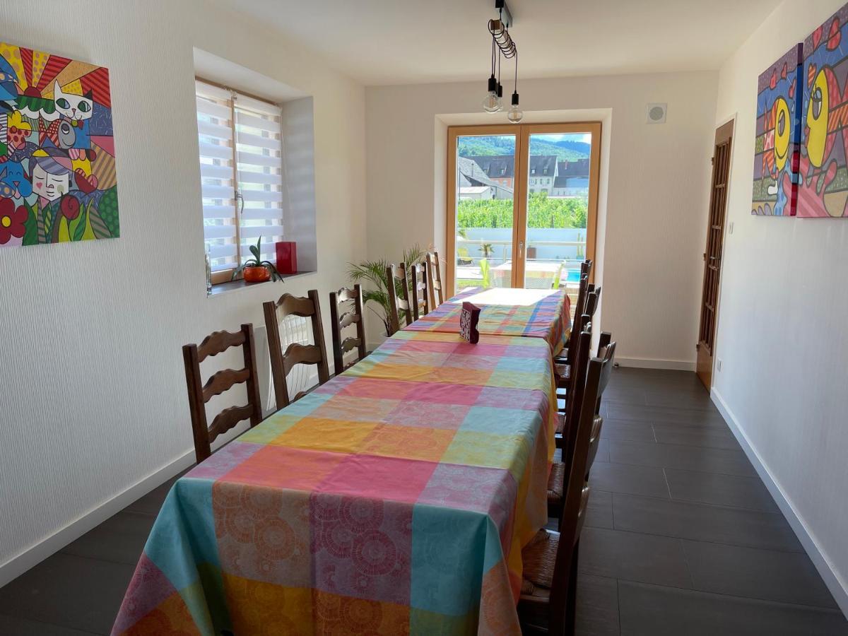 Alsacebnb - Gîte 12 personnes dans le vignoble - Piscine privée chauffée&Spa Ammerschwihr Exterior foto