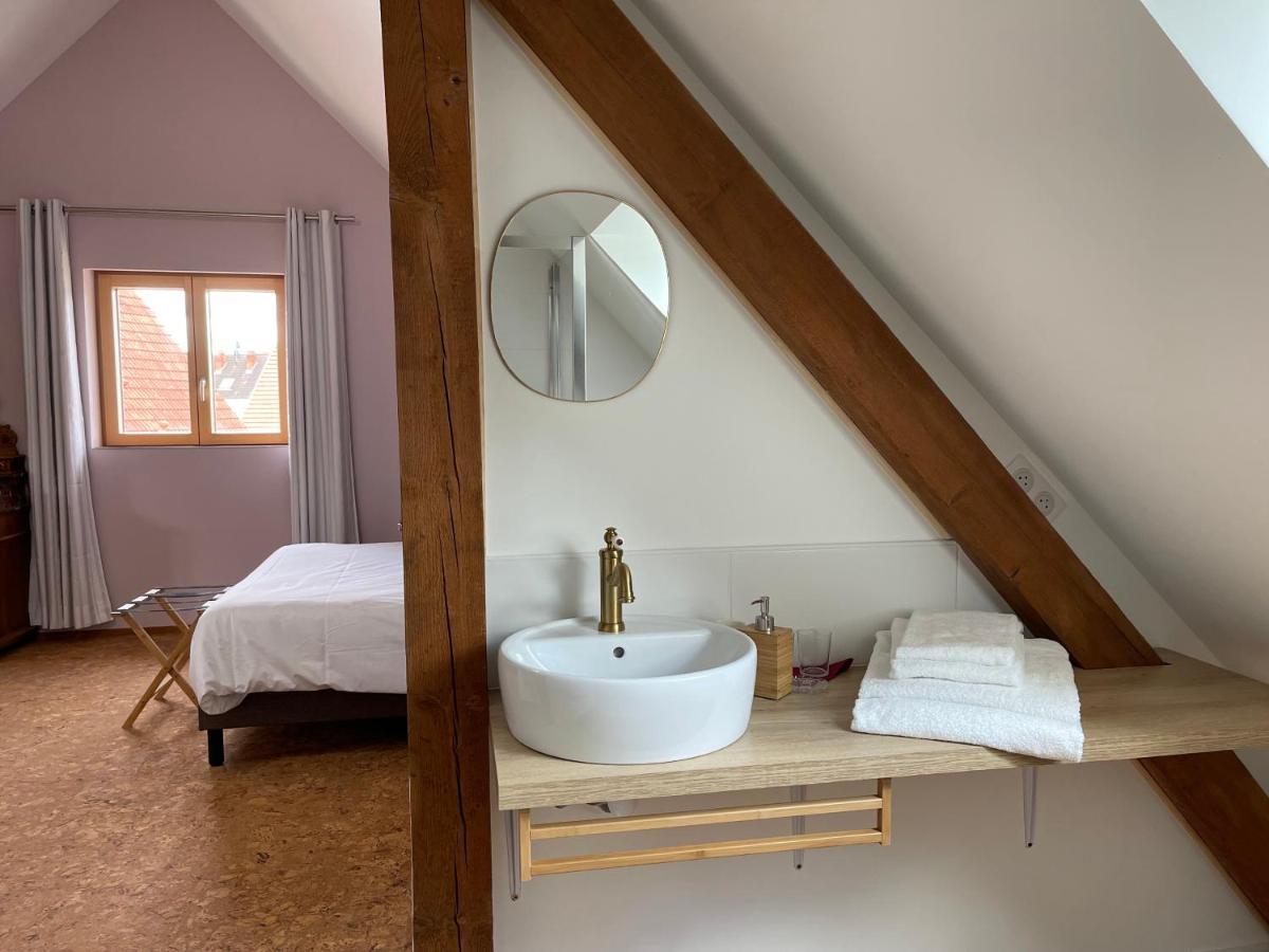 Alsacebnb - Gîte 12 personnes dans le vignoble - Piscine privée chauffée&Spa Ammerschwihr Exterior foto