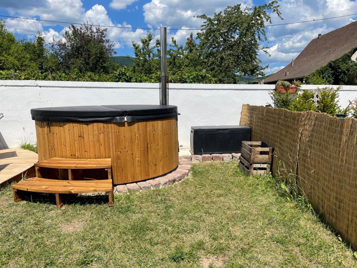 Alsacebnb - Gîte 12 personnes dans le vignoble - Piscine privée chauffée&Spa Ammerschwihr Exterior foto